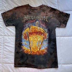 HotTopic MegaDeth Short Sleeve Graphic